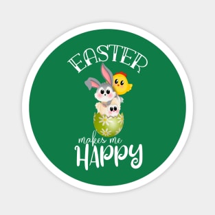 Easter Kids Easter Chick Bunny Lamb Easter Kawaii Magnet